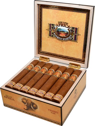 Buy Don Lino Africa Tembo Online: The Don Lino Africa Tembo seeks to balance strength, body, and aroma in a 6 x 60 format.