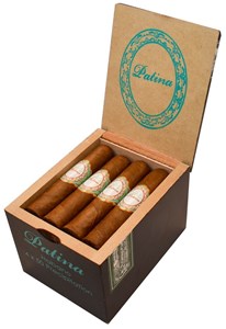 Buy Patina Precipitation Habano Petite Robusto Online: With an Ecuadorian Habano wrapper and the Nicaraguan & Pennsylvania binder and filler, this Habano showcases blends wonderful flavors with excellent construction.