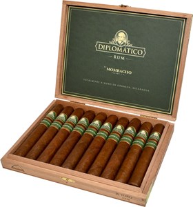 Buy Mombacho Diplomatico Toro Online:  The newest release from Mombacho Cigars, in collaboration with Diplomatico Rum.  The cigar was specifically blended to pair perfectly with Diplomatico Rum, featuring an Ecuadorian Habano wrapper over Nicaraguan binders and fillers.