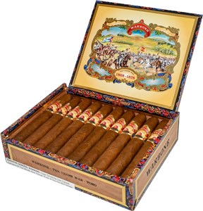 Buy Warzone Toro by Espinosa Cigars   Online at Small Batch Cigar:  The first Cameroon wrapped cigar in Espinosa's portfolio, also featuring Honduran binders over Colombian and Nicaraguan fillers.