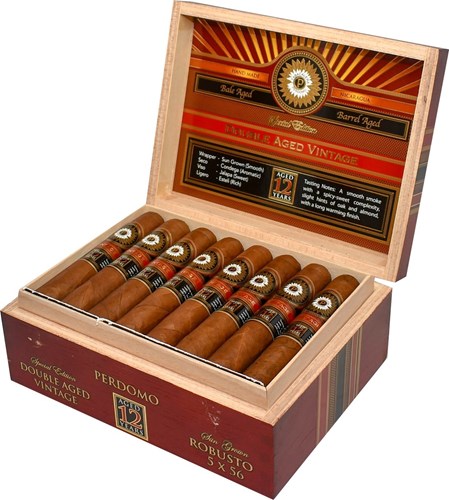 Buy Perdomo Double Aged 12 Year Vintage Sun Grown Robusto Online:	