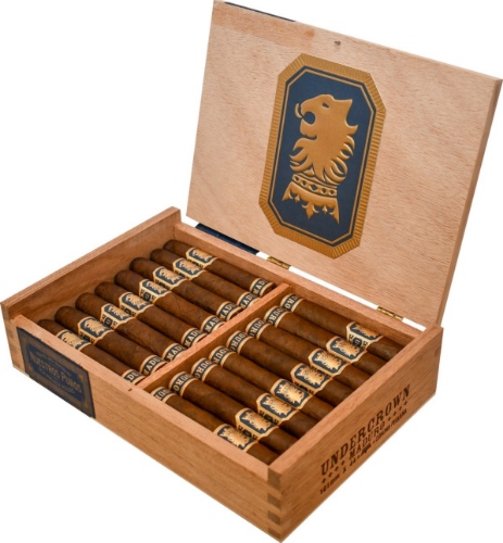 Buy Drew Estate Undercrown Maduro Corona Pequena Online:  The newest size of the popular Undercrown Maduro line from Drew Estate, this 4 x 44 cigar is the perfect short smoke.