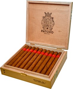 Buy Patoro Gran Anejo Reserva No. 1 Churchill Online: This Dominican made full bodied Patoro was aimed specifically at the US market, featuring a gold box and an Ecuadorian Habano wrapper.