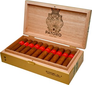 Buy Patoro Gran Anejo Reserva No. 3 Gordito Online: This Dominican made full bodied Patoro was aimed specifically at the US market, featuring a gold box and an Ecuadorian Habano wrapper.