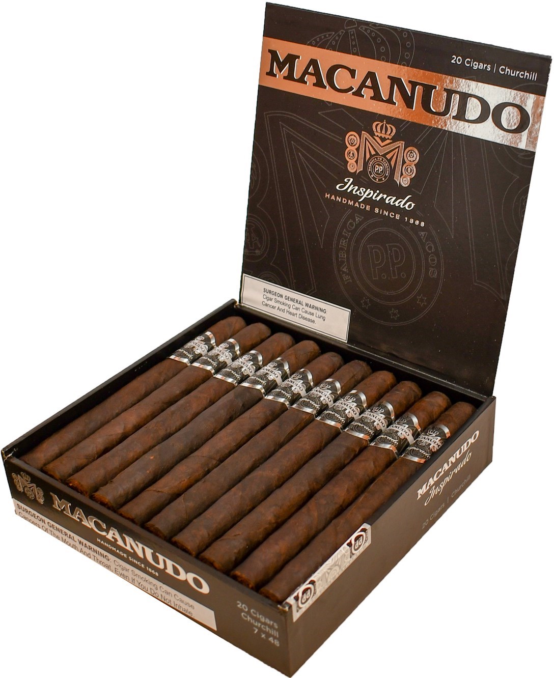 Buy macanudo inspirado black churchill cigars online at small batch