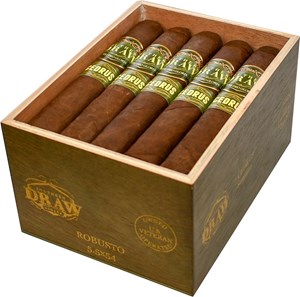 Buy Southern Draw Cedrus Robusto Online: This cigar features an Indonesian Besuki wrapper over Nicaraguan Habano binders and Nicaraguan fillers.