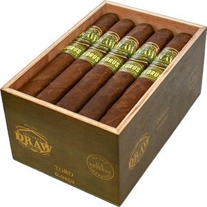 Buy Southern Draw Cedrus Toro Online: This cigar features an Indonesian Besuki wrapper over Nicaraguan Habano binders and Nicaraguan fillers.