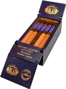 Buy Southern Draw Jacob's Ladder Lancero Box Pressed Online: This bold cigar features a Connecticut Broadleaf wrapper over Ecuadorian maduro binders and Nicaraguan ligero fillers from Esteli and Jalapa.