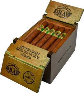 Buy Southern Draw Quickdraw Habano Online: This cigar features an Ecuadorian Habano wrapper over Nicaraguan binders and fillers.