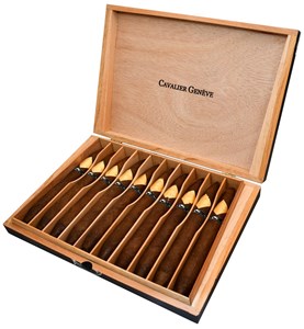 Buy Cavalier Geneve Black Series II Salomones Cigars Online at Small Batch Cigar: Now online this 7 x 50/58 newest offering from Cavalier Geneve is produced in Small Batch quanties in boxes of 10.