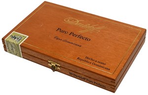 Davidoff Puro Perfecto 2009 was a limited edition released in 2009. Using the Short Perfecto format found in other Davidoff cigars but featuring a Ecuadorian wrapper to increase the flavor the cigar.