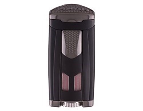 Buy Xikar HP3 Lighter Matte Black Online: designed to deliver high performance, this sports car inspired lighter features three angled jets and a flip top hood!
