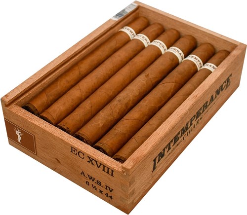 Buy Intemperance EC XVIII AWS IV by RoMa Craft Online: RoMa Craft Intemperance EC XVIII features a Ecuadorian Connecticut wrapper over an Indonesian binder and Nicaraguan/Dominican fillers.