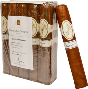 Buy Davidoff Piquant 6x60 Online: a strong but elegant cigar blended by Eladio Diaz who is consistently challenging himself in this blending processes.