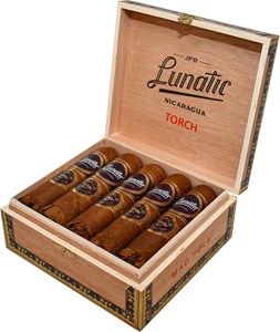 Buy JFR Lunatic Torch Mad Folk by Aganorsa Leaf Online: This nicaraguan puro comes with a shaggy foot that allows the binder and filler a chance to shine before the wrapper changes the experience.v
