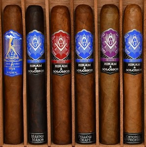Buy the Hiram & Solomon Brand Sampler Online at Small Batch Cigar: This sampler features six toros from Hiram & Solomon's six different lines.