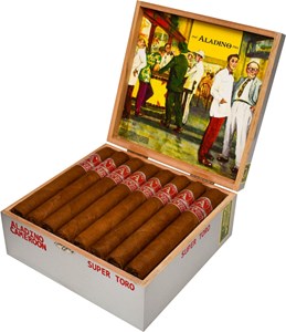 Buy Aladino Cameroon Super Toro Online at Small Batch Cigar:  this special blend from JRE features Cameroon tobacco grown in Honduras on the family farms!