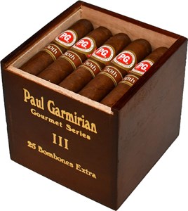Buy PG Gourmet Series III 30th Anniversary Bombones Extra Online: The strongest smoothest cigar Paul Garmirian has ever made.