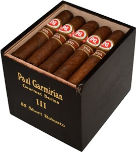 Buy PG Gourmet Series III 30th Anniversary Short Robusto Online: The strongest smoothest cigar Paul Garmirian has ever made.