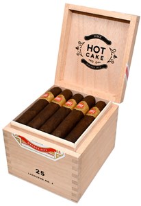 Buy HVC Hot Cake Laguito #4 Online: The HVC Hot Cake is produced by the world famous AGANORSA and uses a Mexican San Andres wrapper with corojo binder and fillers.