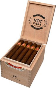 Buy HVC Hot Cake Laguito #5 Online: The HVC Hot Cake is produced by the world famous AGANORSA and uses a Mexican San Andres wrapper with corojo binder and fillers.