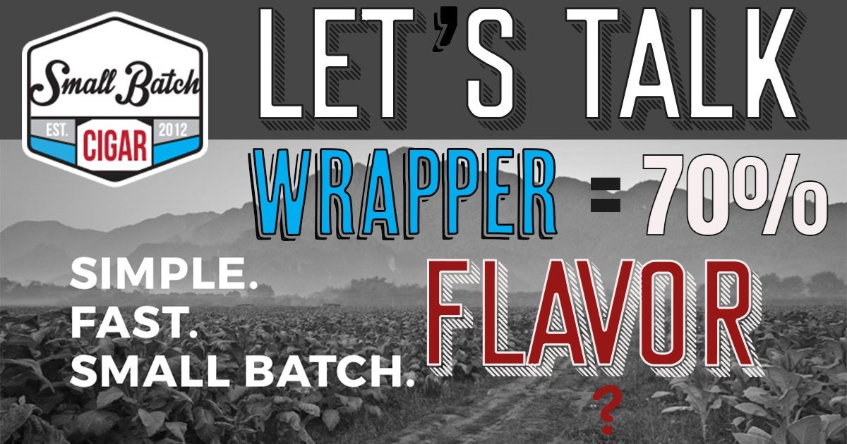 Do cigar wrappers impart 70% of the flavor