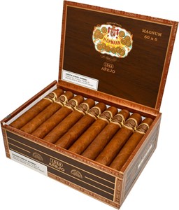 Buy H Upmann 1844 Añejo Magnum Online: With every single leaf inside of the cigar being aged for at least five years, this line extension from H. Upmann comes extra aged for you.