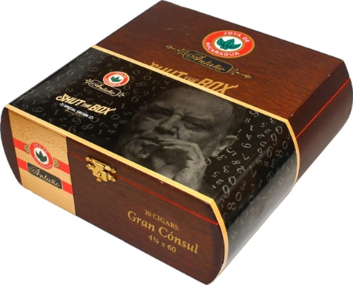 Buy JoyaJoya de Nicaragua Antaño Shut The Box Gran Cónsul Online: This special edition of Antaño features an elongated box of the Antaño Gran Cónsul to be able to play the game "Shut the Box". Inside the box will be everything you will need to be able to play the game.