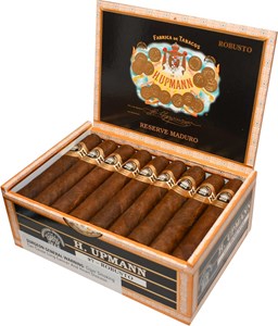 Buy H. Upmann Reserve Maduro Robusto Online: The H. Upmann Reserve Maduro cigars are hand rolled using a mix of aged blend of tobaccos from Honduras and Nicaragua.