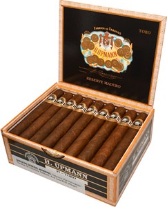 Buy H. Upmann Reserve Maduro Toro Online: The H. Upmann Reserve Maduro cigars are hand rolled using a mix of aged blend of tobaccos from Honduras and Nicaragua.
