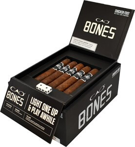 Buy CAO Bones Chicken Foot Online: The perfect accompaniment for table games, the CAO Bones Chicken Foot is a celebration of one of the best ways to enjoy a cigar: over a game of dominoes or shooting dice.
