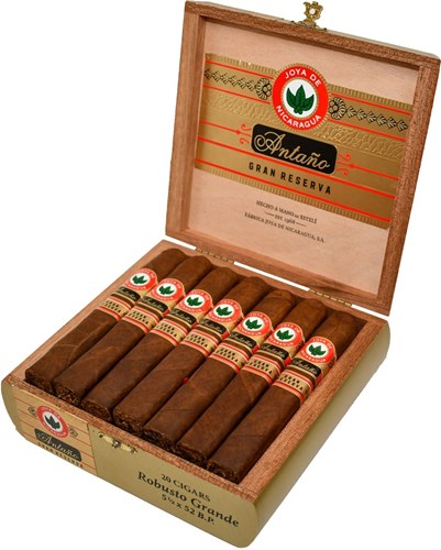 Buy Joya de Nicaragua Antaño Gran Reserva Robusto Grande Online: Aged full bodied tobacco Nicaraguan puro.