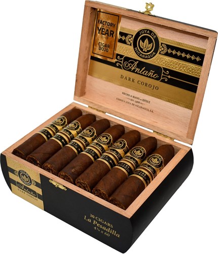 Buy Joya de Nicaragua Antaño Dark Corojo Pesadilla Online: Joya de Nicaragua Antaño Dark Corojo is powerful full bodied Nicaraguan puro with a dark oily wrapper made from mature tobacco.