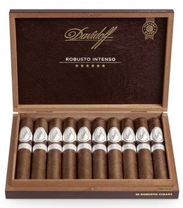 Buy Davidoff Robusto Intenso: uses six stars to signify the six different unique tobaccos used in blending this truly unique cigar!