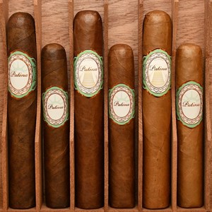 Buy the Patina Brand Sampler Online at Small Batch Cigar: This sampler features one robusto and one Double Toro from each of Patina Cigar's lines.