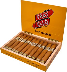 Buy Fratello Oro The Boxer Online at Small Batch Cigar:  The Oro line from Fratello is perfect for those looking for a more milder cigar with plentiful nuance.