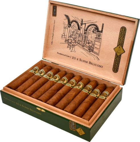 Buy Casdagli Traditional Super Belicoso Online: blended by the legendary Hendrik Kelner at the KBF factory this unique size features rich flavors of honey, coffee, vanilla and spice.