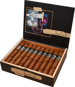 Buy Emilio Limited Edition LJZ Toro by Emilio Online:  This limited edition features two wrappers, the original light Habano along with accents of a Sun Grown Habano.
