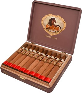Buy Stallone Alazan Corojo Torpedo Box Press Cigar Online: featuring a Brazilian wrapper, an Ecuadorian binder, and Nicaraguan fillers at an incredible value