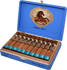 Buy Stallone Alazan Habano Robusto Box Press Cigar Online: featuring an Ecuadorian wrapper over a Brazilian binder with Nicaraguan fillers at an incredible value