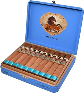 Buy Stallone Alazan Habano Toro Box Press Cigar Online: featuring an Ecuadorian wrapper over a Brazilian binder with Nicaraguan fillers at an incredible value