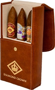 Buy the Diamond Crown Holiday Collection 2020 Online: This leather case comes with three cigars from their flagship lines.