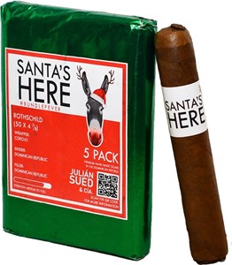 Buy Edgar Julian Santa's Here (2020) Online at Small Batch Cigar: This special three pack is made for the holiday season.