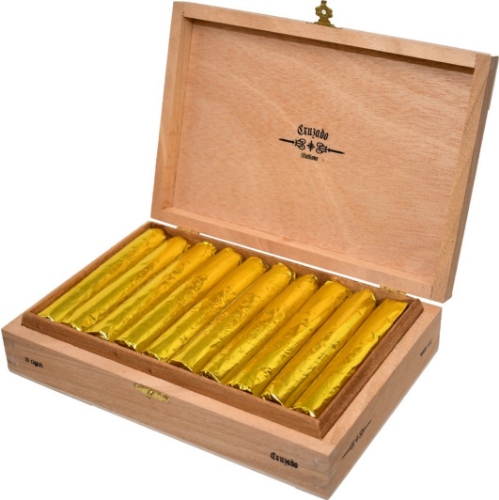 Buy Illusione Cruzado Dantes Online: First released at the 2013 ICPCR convention, this cigar features a modified criollo rosado wrapper over nicaraguan binders and fillers, creating a cigar that is as unique as it is flavorful.  With an excellent burn and draw, the smoker will note flavors of earth, wood, nuts, spices, and cream.