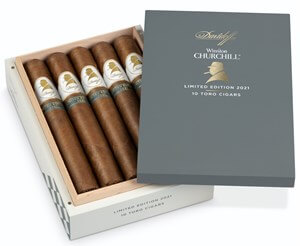 Buy Winston Churchill Limited Edition 2021 Online: this special release for 2021 showcases the combination of the classic Winston Churchill and Late Hour. Creating a medium to full bodied experience in a 6 x 52 format.