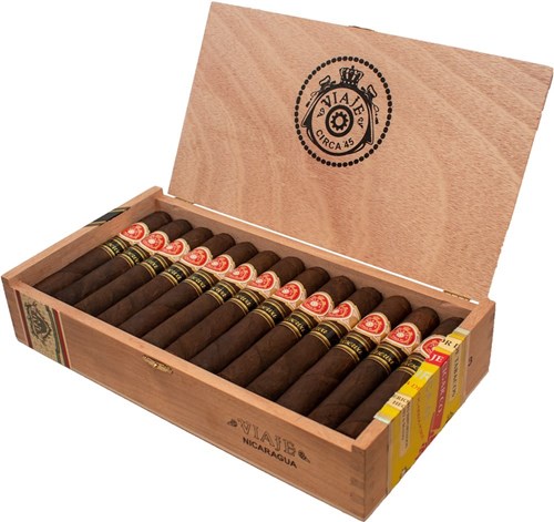 Buy Viaje Circa 45 No. 2 Reserva Online: the all new Circa 45 Reserva features a Mexican San Andres wrapper over Nicaraguan binder and filler.