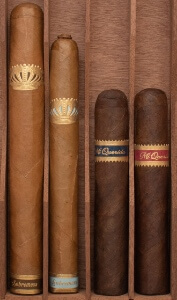 Buy the Dunbarton Brûleérida Sampler Online at Small Batch Cigar: This sampler features two Brûleé and two Mi Querida.	