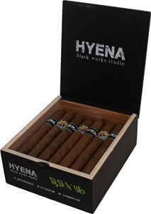 Buy Black Works Hyena Corona Gorda Online: The Hyena features a Cameroon wrapper over a Nicaraguan habana binder and is limited to 700 boxes world wide!
