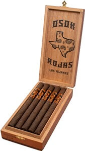 Buy Los Tejanos Lancero online: A collaborative effort between Edgar Hoill and Noel Rojas, this venture features a Mexican wrapper over Nicaraguan binder and fillers.