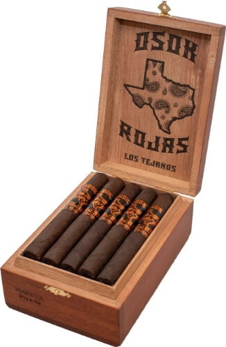 Buy Los Tejanos Mareva online: A collaborative effort between Edgar Hoill and Noel Rojas, this venture features a Mexican wrapper over Nicaraguan binder and fillers.